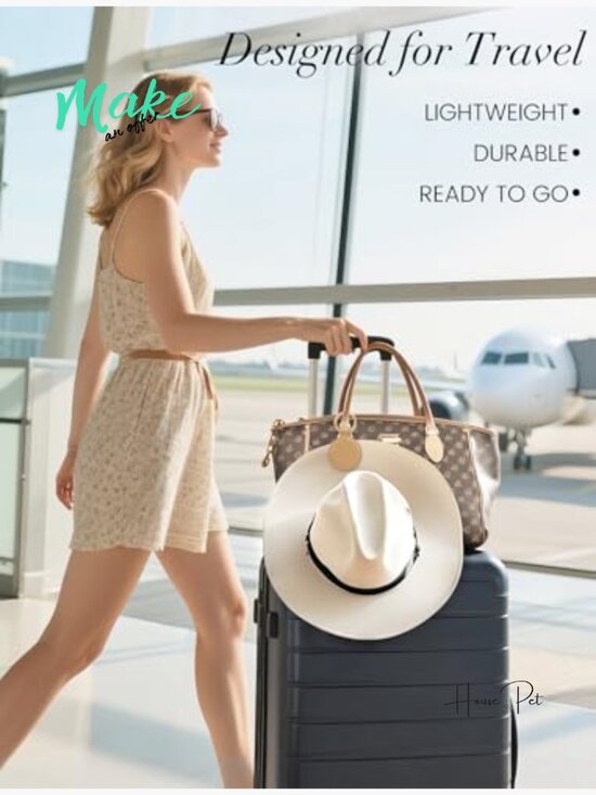 Magnetic Hat Clip for Travel - Strong Magnet, Genuine Leather main image 4
